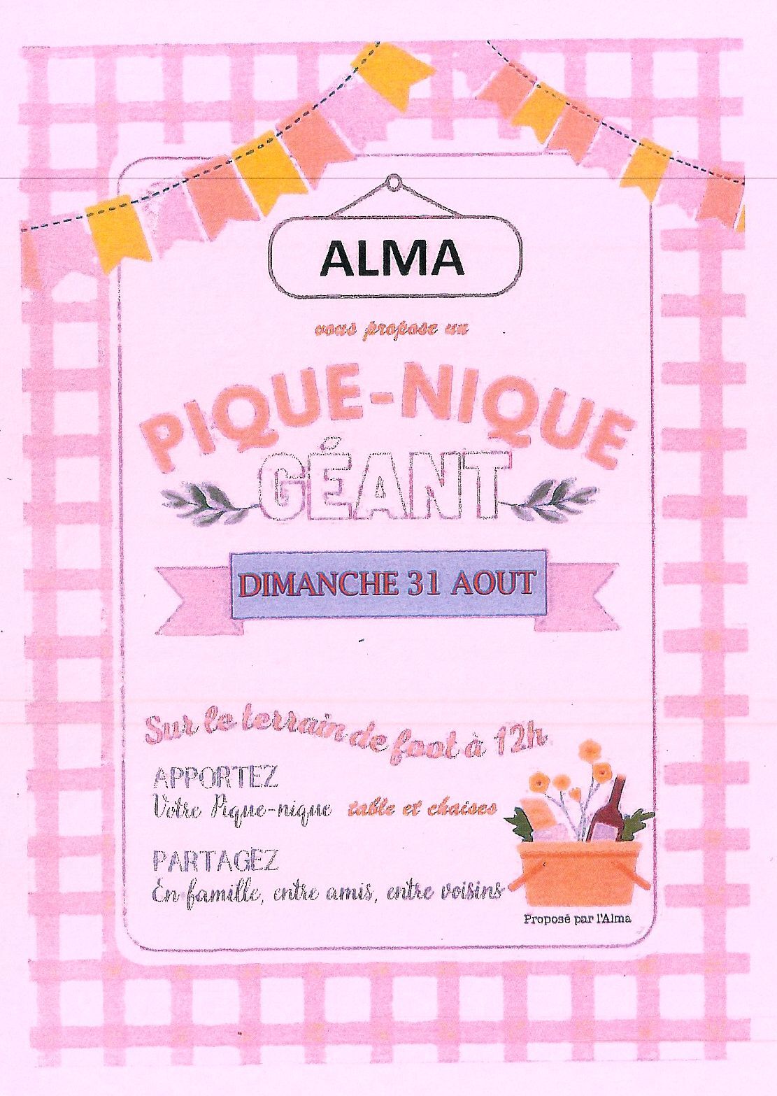 pique nique Alma